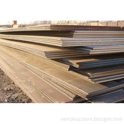 Square ASTM A36 Steel Plate Flat Galvanized Coated With ABS